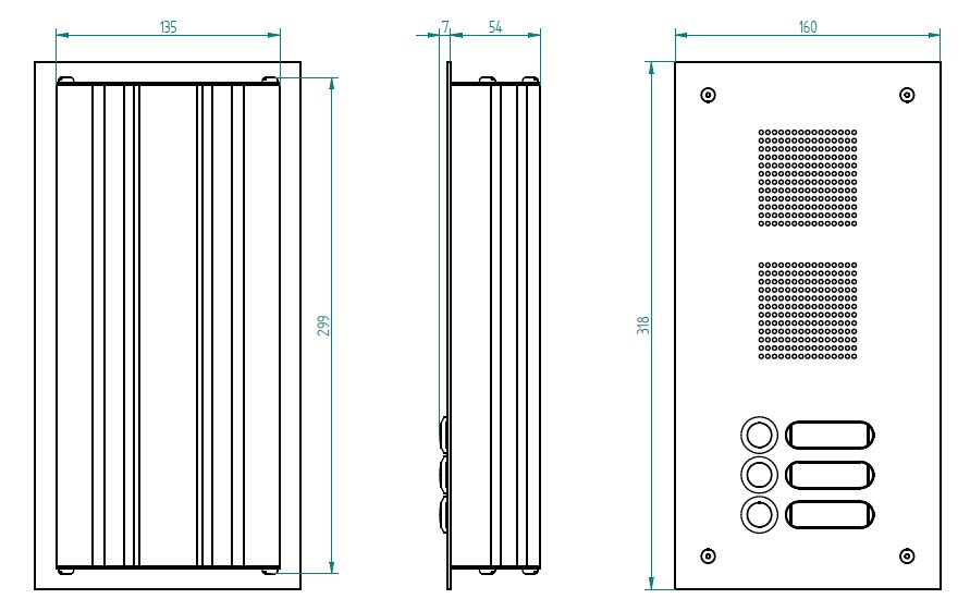 Türstation V2A TS 788 1-3