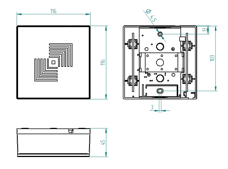 Elektromechanischer Zweiklang GONG 465A Bw Retro in Kupferoptik GONG 465A Bw/ku-r