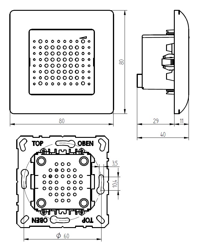 Unterputz Läutewerk UP-LTW 230ws